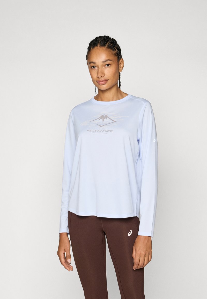 ASICS FUJITRAIL LOGO TOP - Top s dlhým rukávom - blue fade