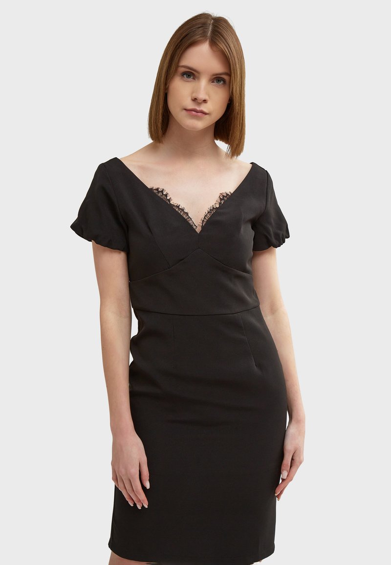 Damen Kleider | INFLUENCER STRUCTUREDEtuikleidblack/schwarz - QS45301 Damen Kleider | INFLUENCER STRUCTUREDEtuikleidblack/schwarz - QS45301