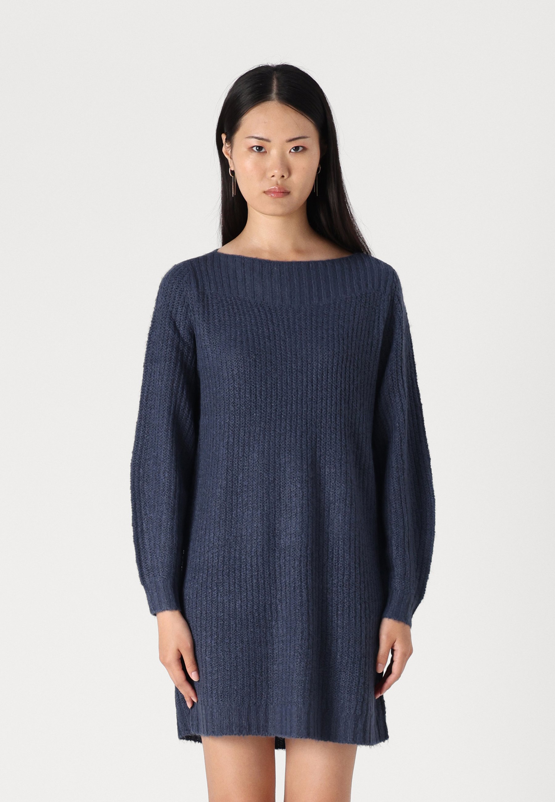 ONLY ONLFILIZ BOAT NECK DRESS KNT - Jumper dress - naval academy/light blue  - Zalando.co.uk