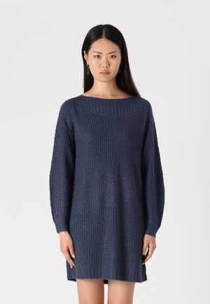ONLFILIZ BOAT NECK DRESS KNT - Jumper dress - naval academy