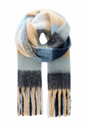 HEAVYWEIGHT - REGULAR FIT - Huivi - navy blue camel brown check