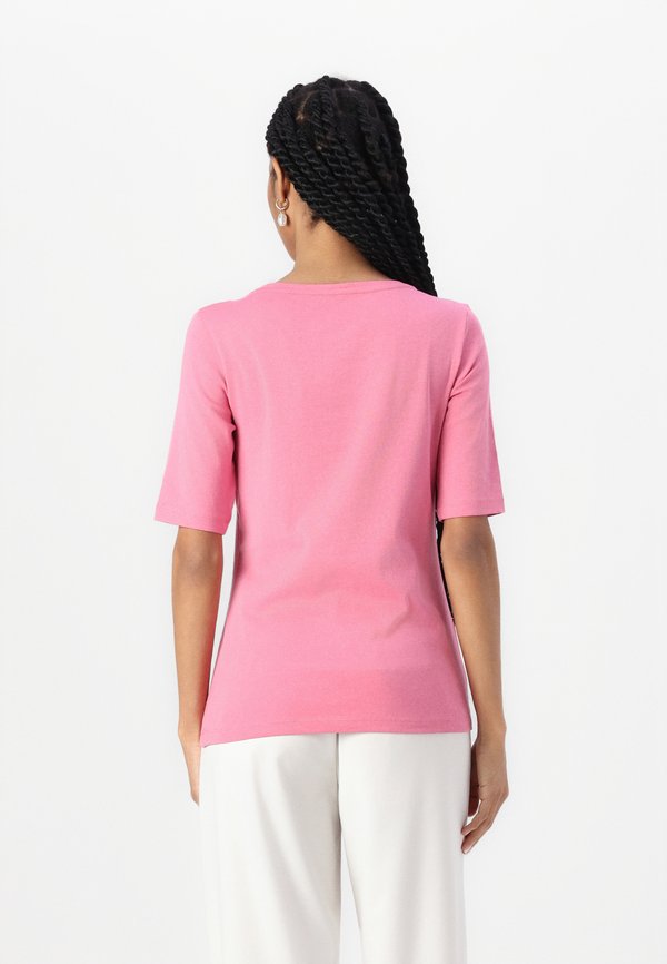 CREW NECK - Basic T-shirt - bright rose4