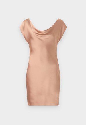 Norma Kamali SLEEVE MARIA DRESS - Robe de cocktail - cappuccino