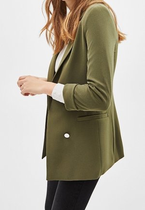 Bershka Abrigo corto - khaki