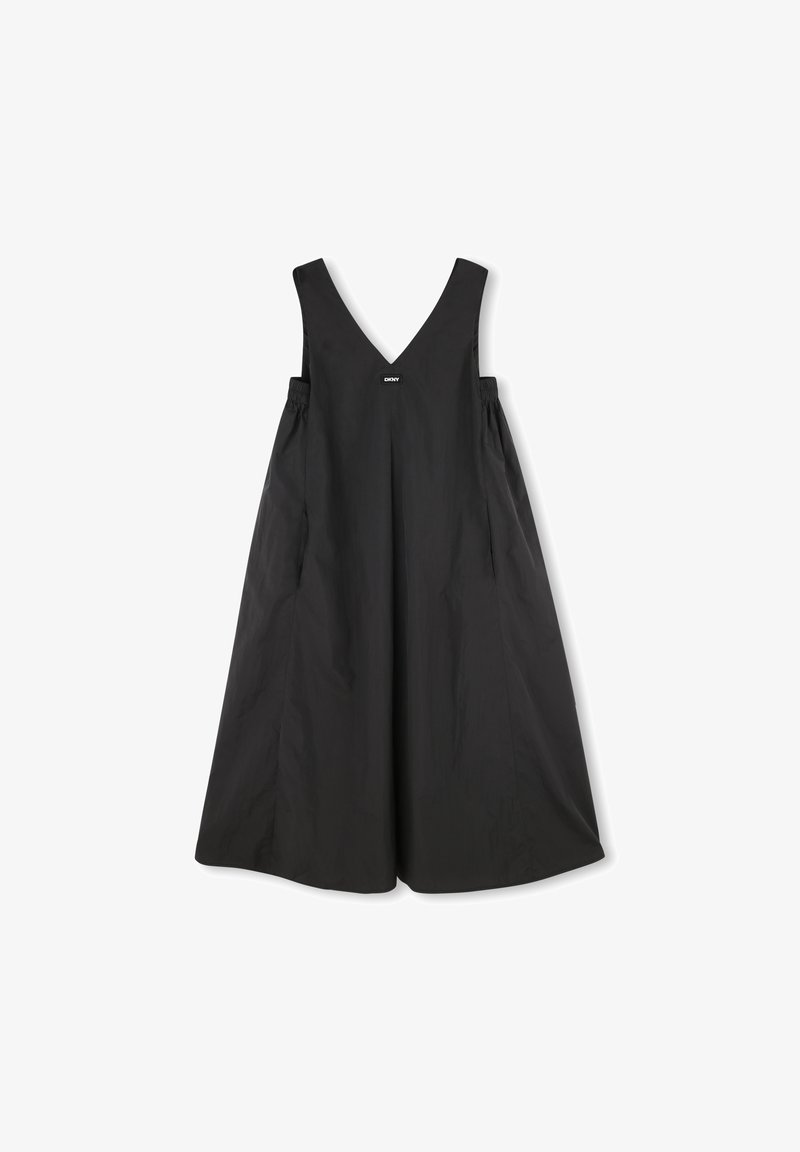 DKNY SANS MANCHE - Robe longue - black