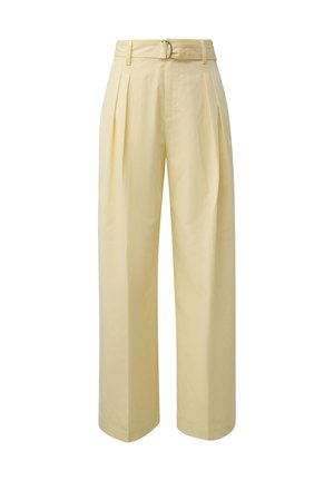 QS, HOSE - Broek - hellgelb
