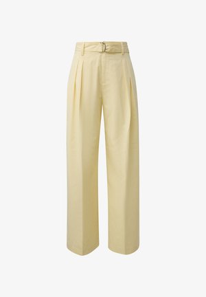 QS, HOSE - Broek - hellgelb