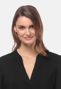 Vincenzo Boretti LEICHT TAILLIERT - Blouse - schwarz