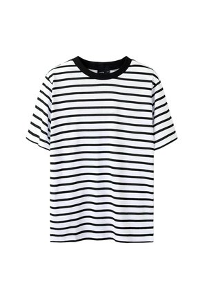 T-shirt med print - black