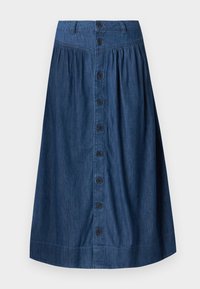 WESTERN MAXI SKIRT - sukňa v tvare A - medium wash