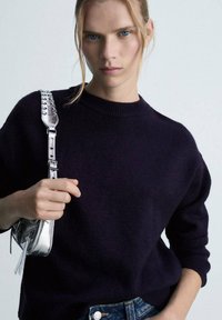 Mango Strickpullover - royal blue