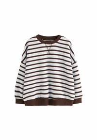 Next Stickad tröja - blue brown stripe