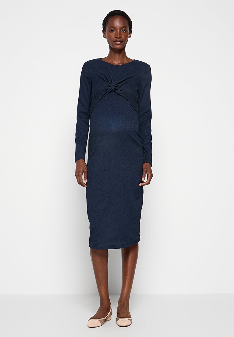 Mamalicious Jurk donkerblauw Mamalicious Jurk donkerblauw