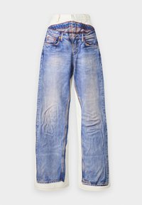 AUGMENTED  - Vaqueros boyfriend - white/blue