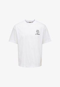 Sélectionné, bright white print need money for st tropez