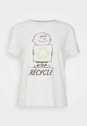 T-Shirt print - white