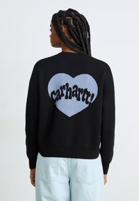 Carhartt WIP AMOUR - Camisola - black/misty sky