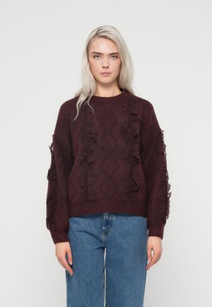 VIARIEL FRIL  - Πουλόβερ - fig melange