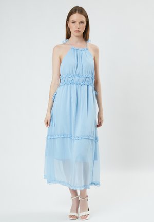 INFLUENCER DRAPPED - Jurk - sky