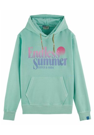 Kapuzenpullover - turquoise