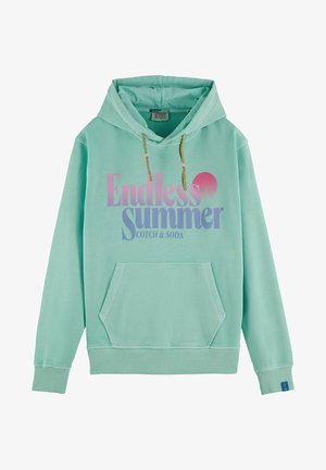 Kapuzenpullover - turquoise