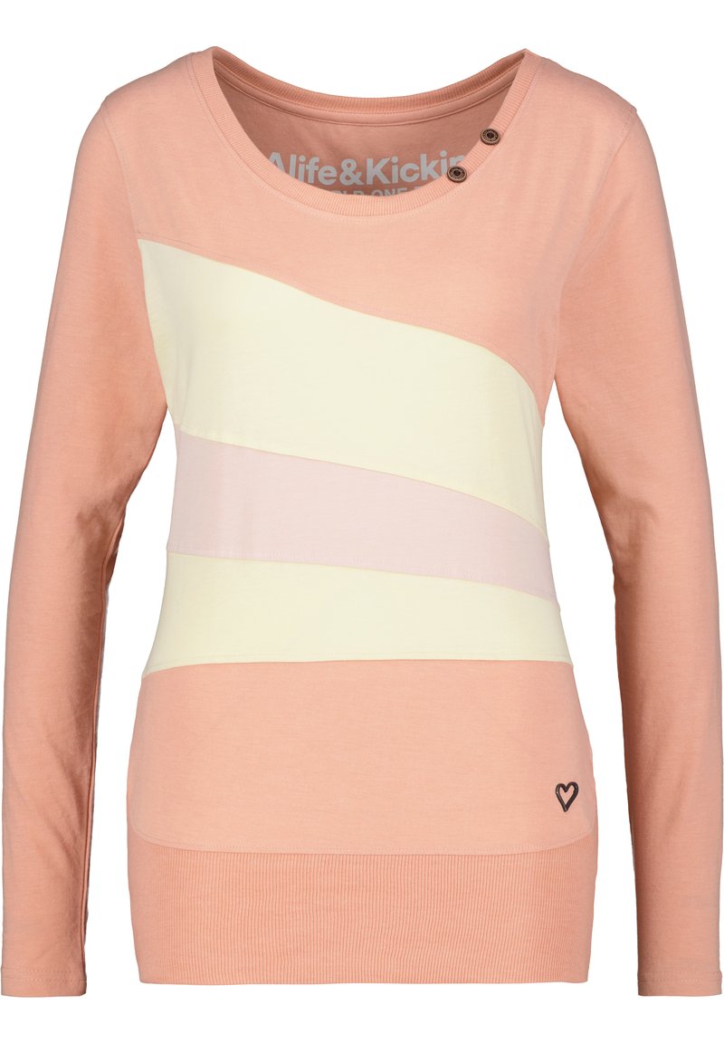 alife & kickin Longsleeve rood gemêleerd alife & kickin Longsleeve rood gemêleerd