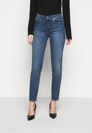 Skinny-Farkut - blue denim