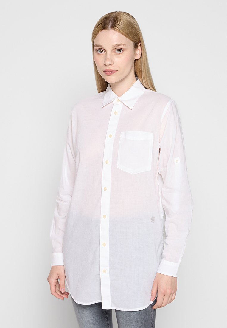 G-Star Overhemdblouse wit G-Star Overhemdblouse wit