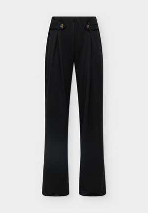 ONLY, ONLFIORA WIDE PANT - Pantalon classique - black