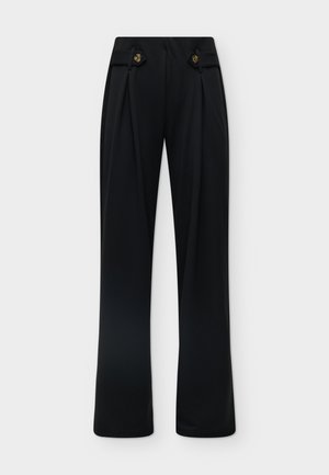 ONLY, ONLFIORA WIDE PANT - Pantalon classique - black