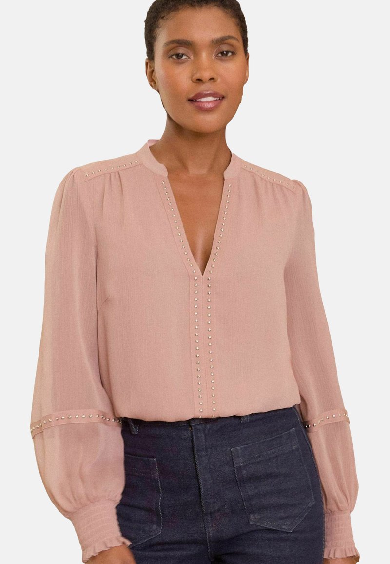 Love & Roses Bluse - pink