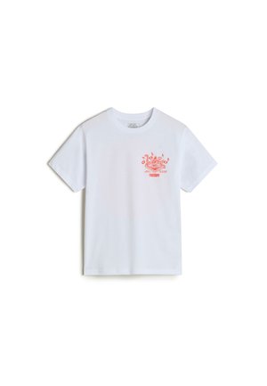Vans SCRATCHED RECORDS - T-shirts print - white