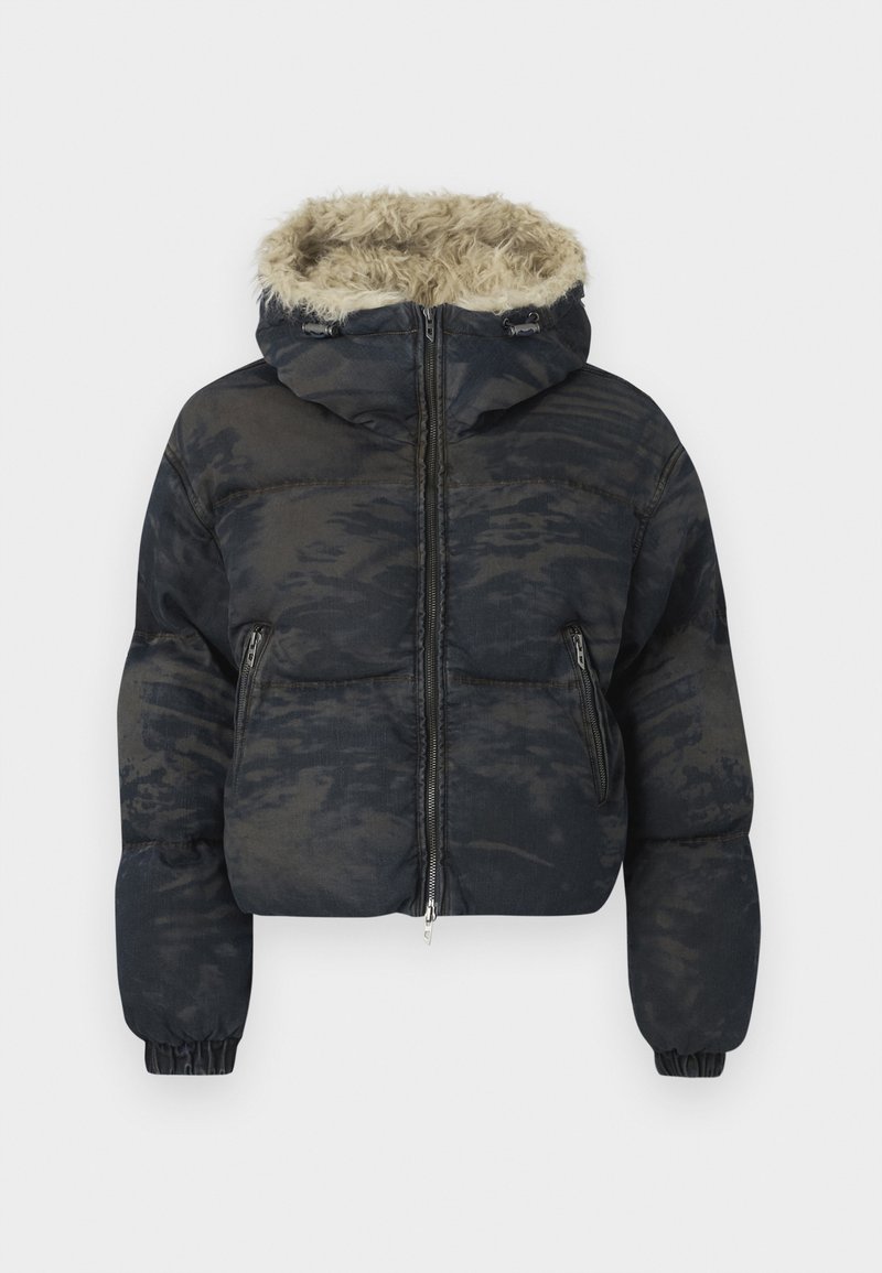 Diesel Winterjas zwart