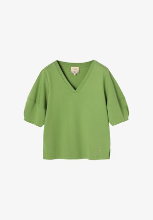 TATUUM, ARTICLE TAG: BLOUSES/SHIRTS | ARTICLE NAME: BEESA 1 - Lihtne T-särk - khaki