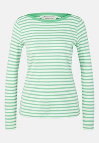 TOM TAILOR DENIM Camiseta de manga larga - white green stripe