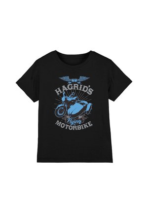 Cotton Soul, HARRY POTTER HAGRIDS FLYING MOTORBIKENISEX - Print T-shirt - black
