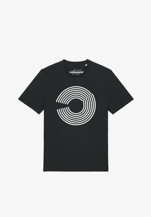 watapparel, ABSTRACT 01 - T-shirt print - black