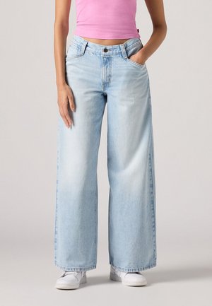 Levi's® '94 BAGGY WIDE LEG - Laisvo kirpimo džinsai - light blue denim