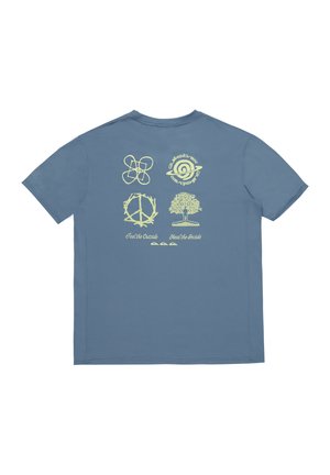 Quiksilver Marškinėliai su spaudiniu - coronet blue solid