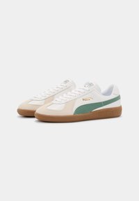 Puma ARMY TRAINER UNISEX - Sportcipő - puma white-alpine snow-eucalyptur