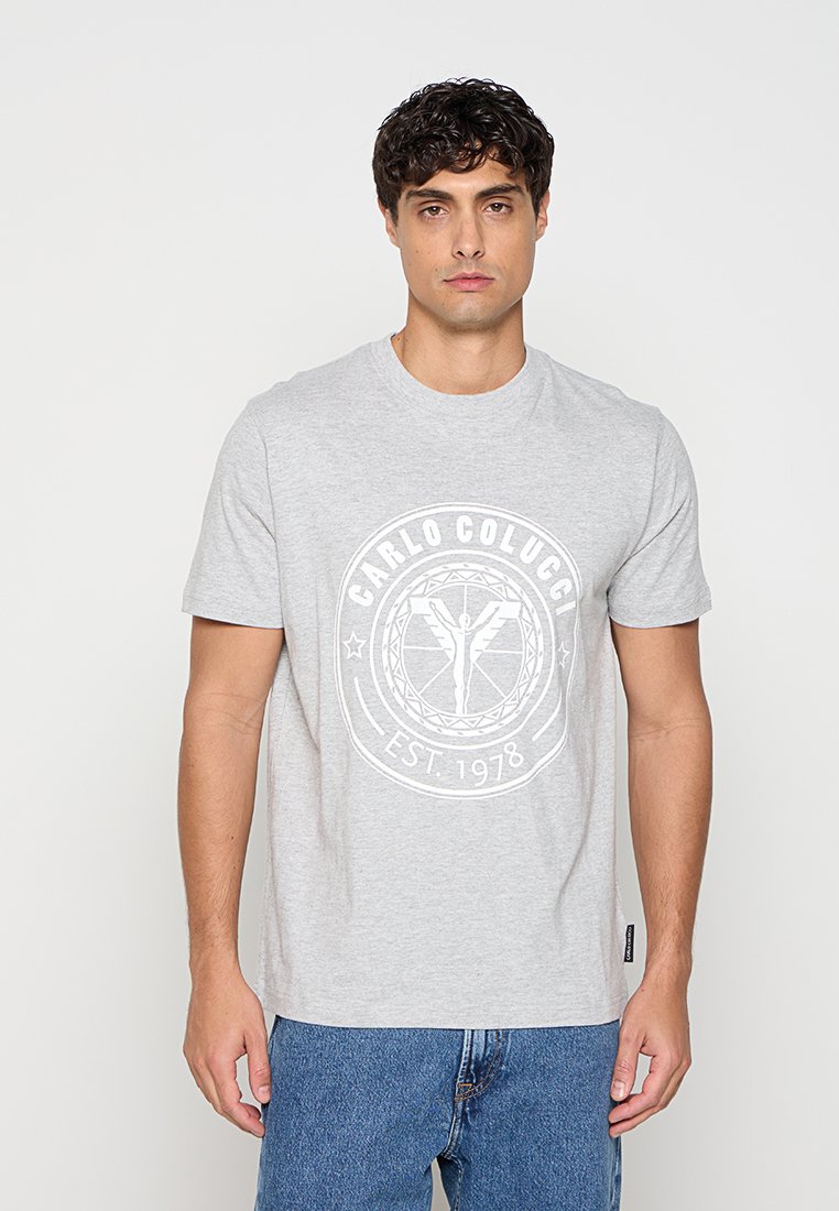 carlo colucci T-shirt print grijs