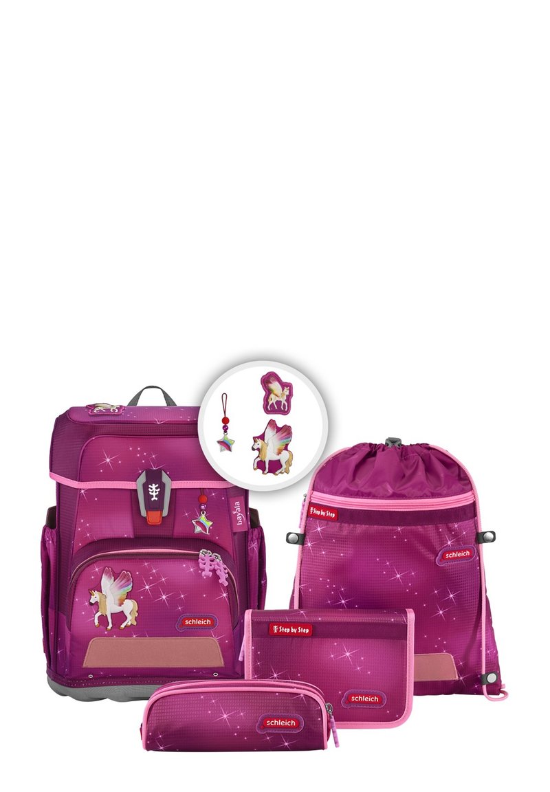 Step by Step CLOUD-SET 5TLG - Cartable d'école - bayala geflügeltes regenbogeneinhorn