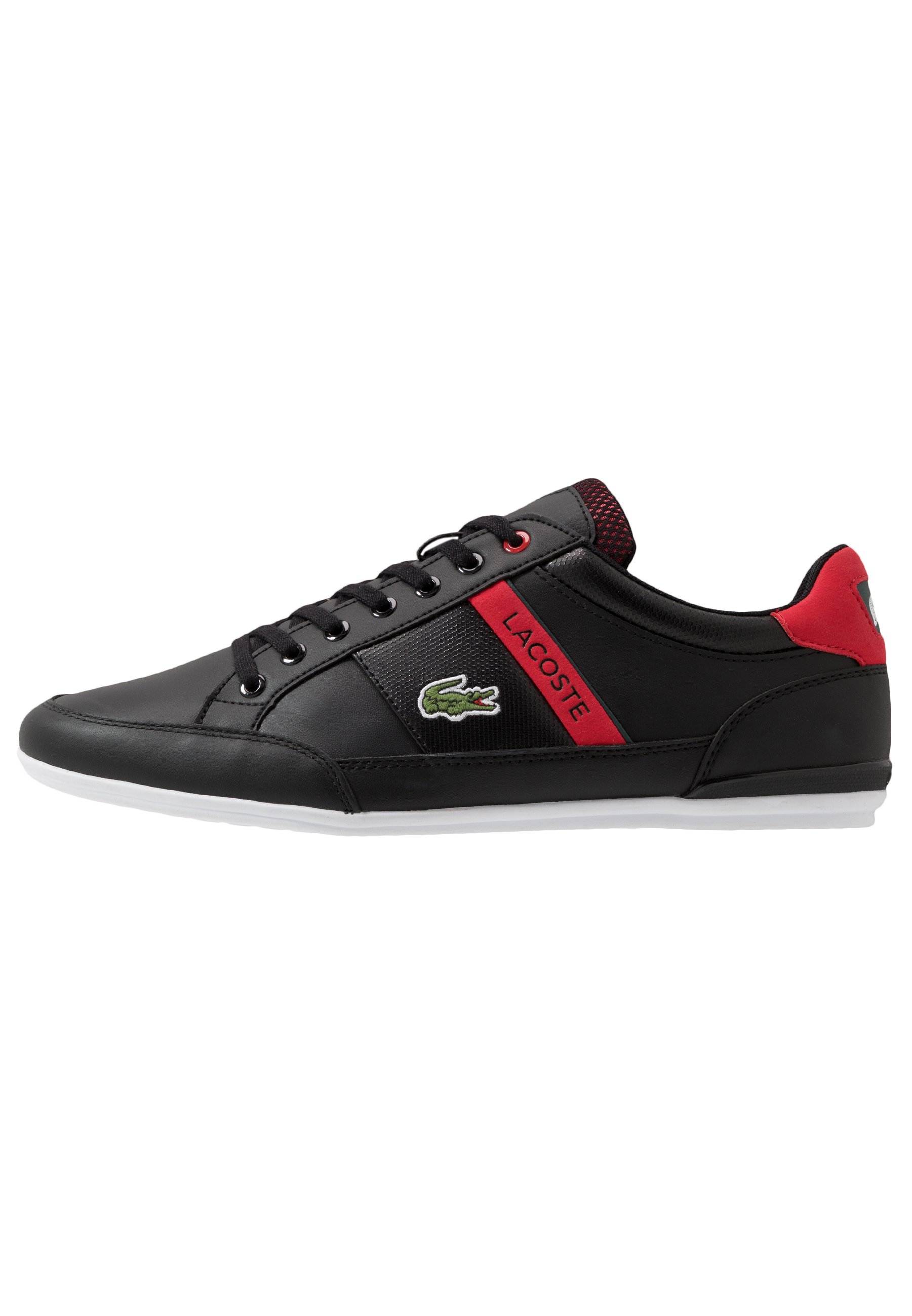 lacoste black chaymon trainers
