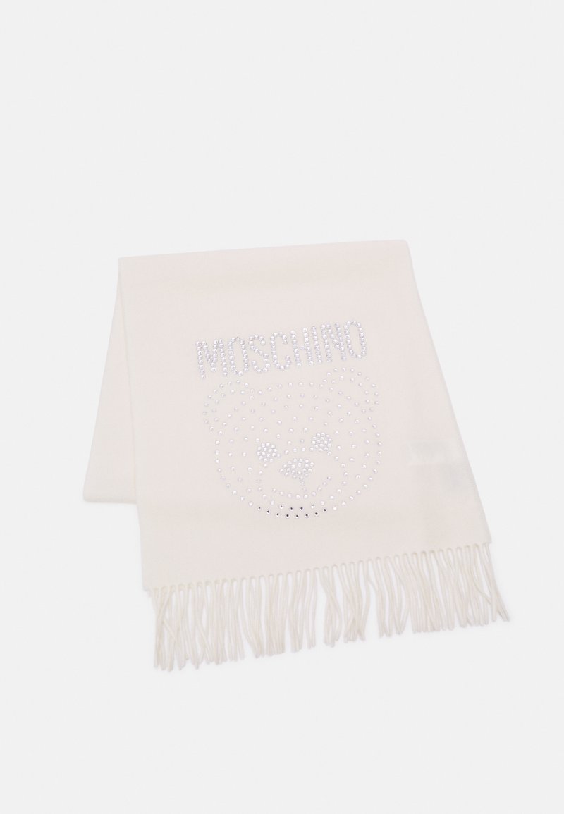 Bufanda Blanca De Moschino Para Mujer - 100% Made In Italy - Envío Rápido Con Impuestos Incluidos