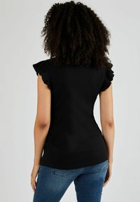 JoJo Maman Bébé CREW NECK FLUTTER MATERNITY - T-shirts print - black