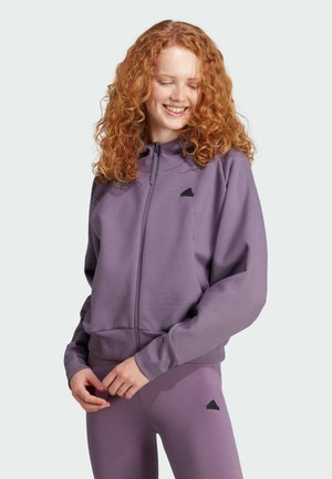adidas Sportswear Felpa con zip - shadow violet