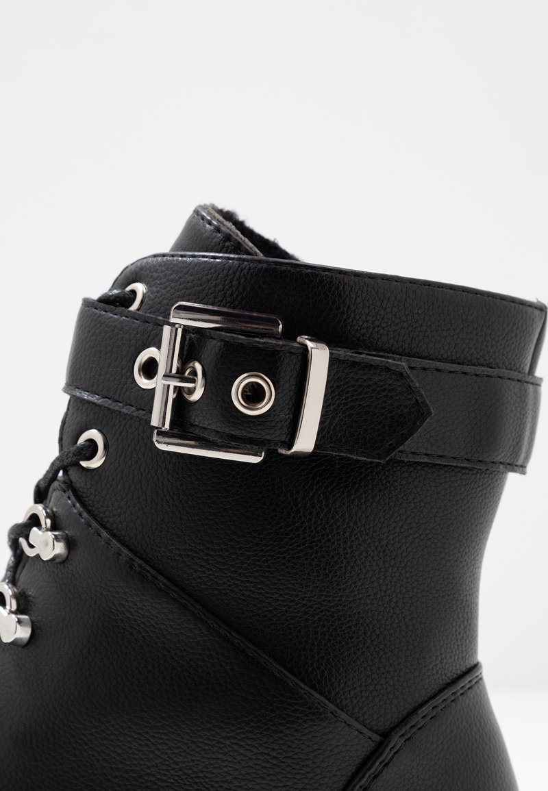 Anna Field Wedge Black Ankle Boots Anna Field By Zalando Lace-up