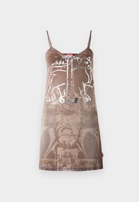 D-LONGY - Jersey dress - light brown