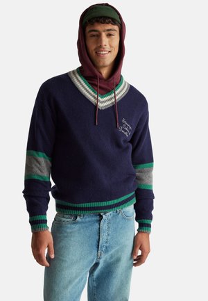 STRANGER THINGS V-NECK  - Sweatshirt - blue