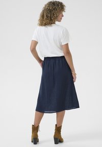 Cream Fustă în formă de A - dress blues